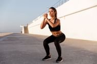 Squats. (Image credits: Freepik) eg presse (Image credits: Freepik)